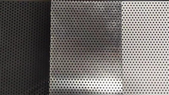 0.8mm Aluminium Geperforeerd Blad AA1060, AA1100, Zwart-witte AA3003