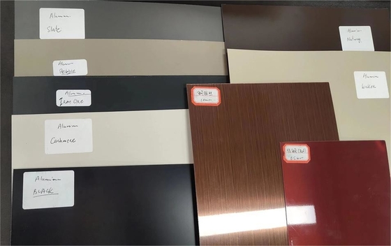 BLAD VAN DE HET ALUMINIUMrol VAN RAL HET KLEUR VOORAF GEVERFTE, AA1060, AA1100, AA3003